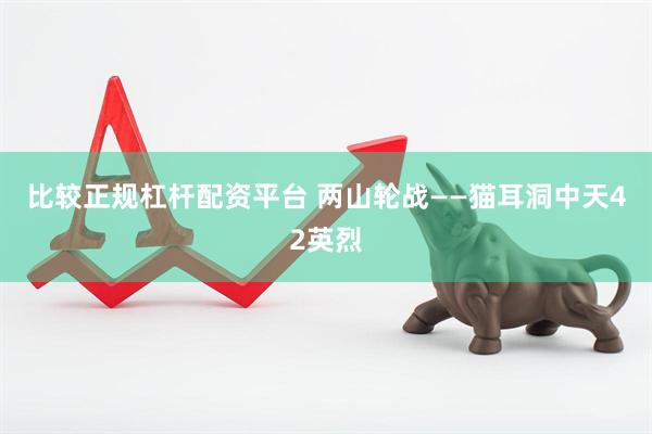 比较正规杠杆配资平台 两山轮战——猫耳洞中天42英烈